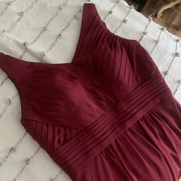 Azazie Pierrette Chiffon Floor Length Dress - Picture 2 of 7